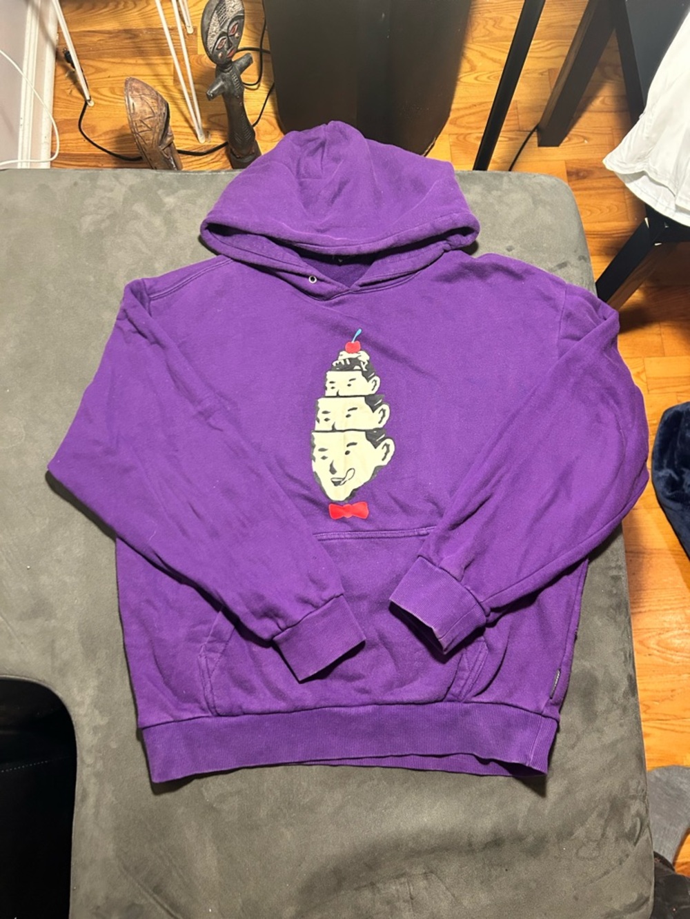 Ice cream (Billionaire Boys Club) Hoodie Purple Graphic men’s large streetwear